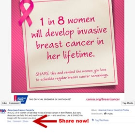 Breast cancar ad