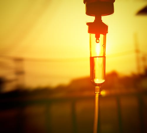 vintage with sunset iv fluid use for intravenous volume in patient dehydration-img-blog