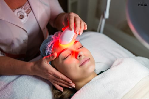 Patients who struggle with severe acne can benefit from broadband light rejuvenation, or BBL™, therapy. It uses intense lightwaves on target areas, like the patient shown above, to treat acne from deep beneath the surface and clear up skin.