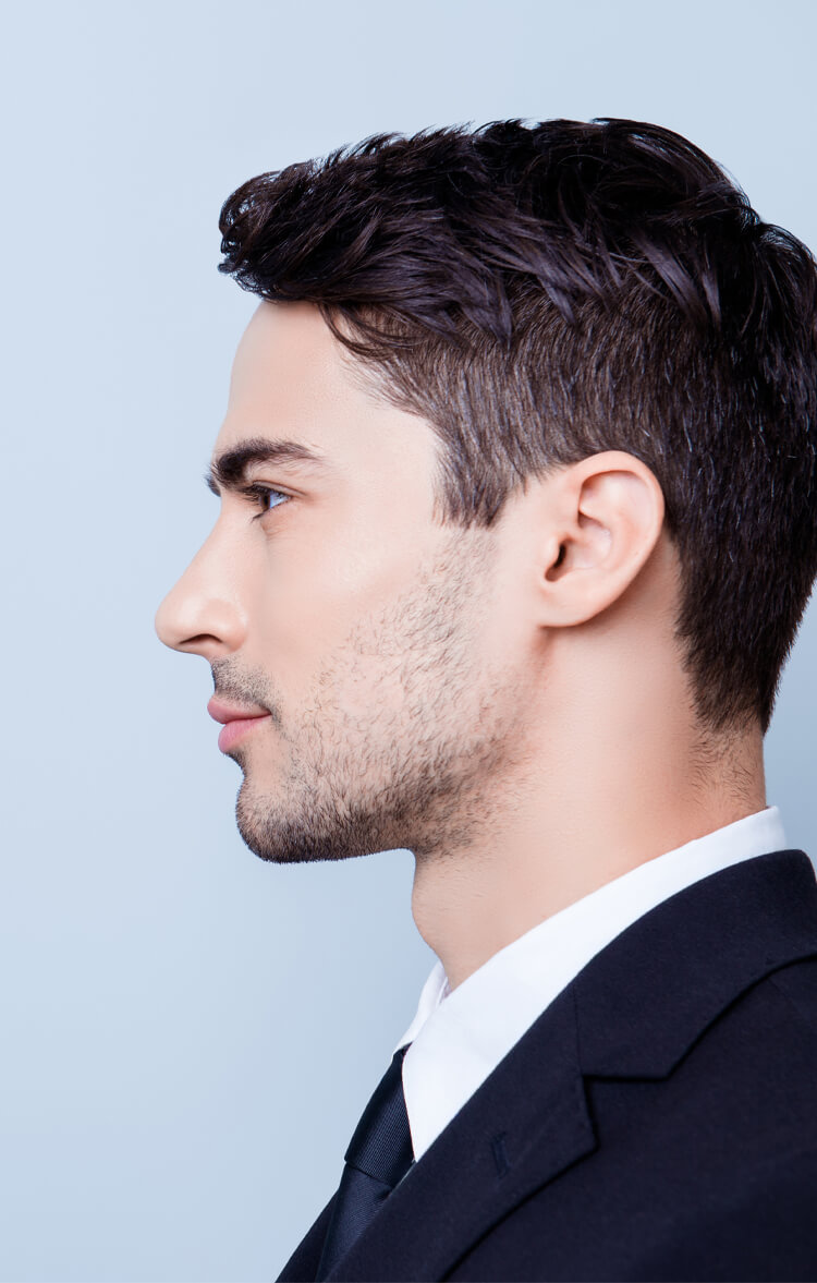 Profile headshot of young adult man