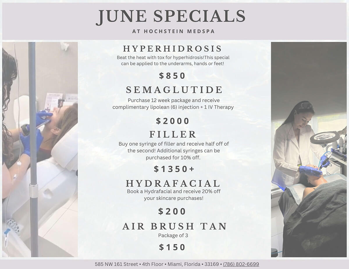 June Monthly Specials